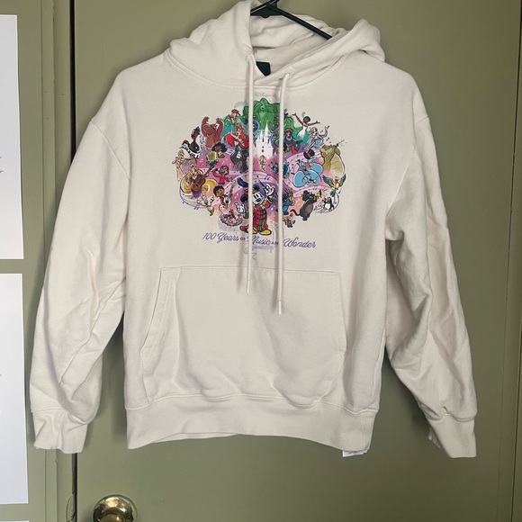 Disney 100 years of music and wonder Hoodie with Colorful Graphic Sz XS - Picture 1 of 8